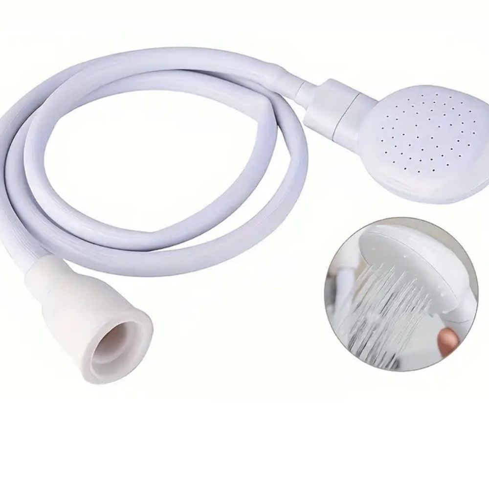 Handheld Portable & EASY install Shower Head with Hose